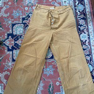 Jesse Kamm sailor pants in Tobacco, size 10